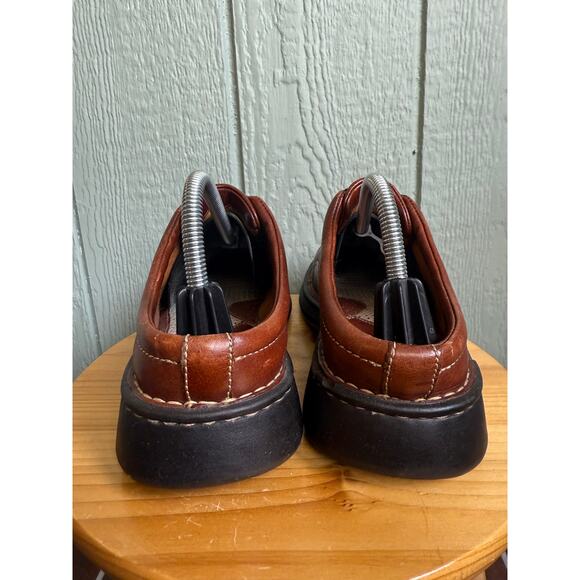 Born Men's Leather Slip On Mules Size 9 - Picture 2 of 8